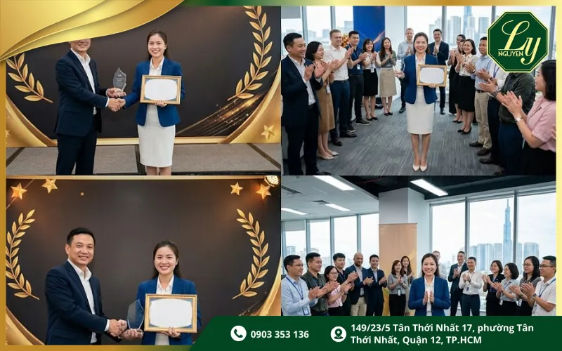 Quà vinh danh nhân viên xuất sắc